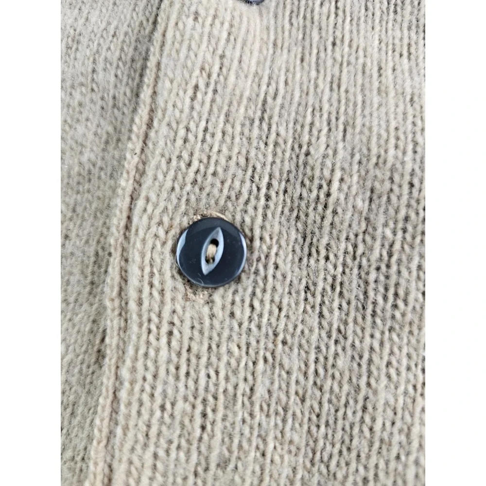 Vtg Sedgewick Sportwear Sweater Vest Mens XL Beige Wool Blend USA Grandpacore